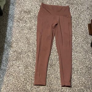 High-Waisted Mauve Leggings